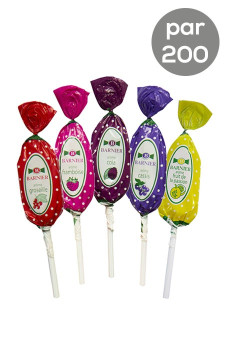 Barnier sucettes Traditionnelles assortiment Tutti Frutti