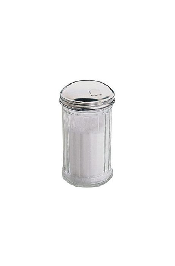 Sélection Delidrinks Sucrier à trou en verre avec clapet inox