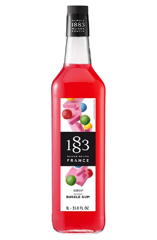 Sirop Bubble Gum bouteille verre 1L
