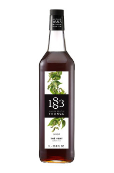 Sirop Thé vert bouteille verre 1L Sirop Thé vert bouteille verre 1L