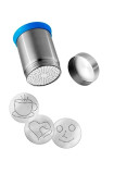 Kit Saupoudreuse à cacao inox 4 en 1