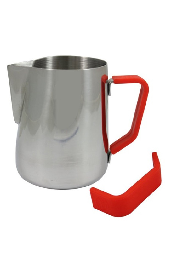 Poignée en silicone rouge pour pot à lait 20oz/590ml