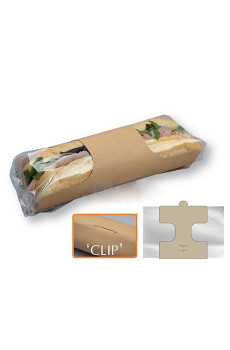 Anneau kraft avec film plastique pour demi baguette x 500 Anneau kraft avec film plastique pour demi baguette x 500
