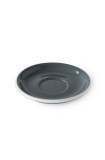 Set x 6 soucoupes porcelaine 110mm Gris