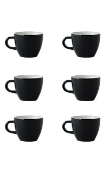 Set x 6 DEMITASSE tasse porcelaine 70ml Bleu