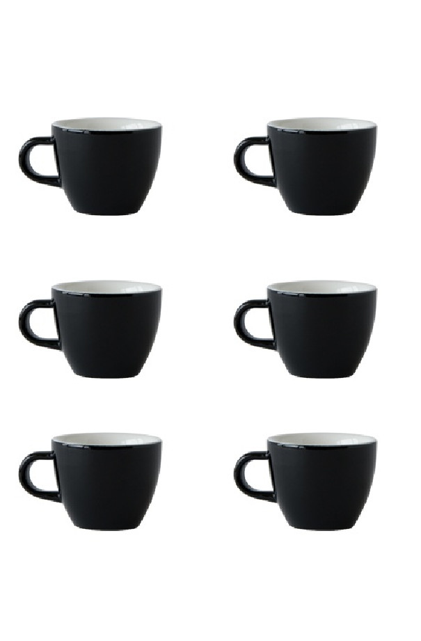 Set x 6 DEMITASSE tasse porcelaine 70ml Bleu Set x 6 DEMITASSE tasse porcelaine 70ml Bleu