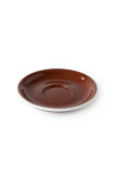 Set x 6 soucoupes porcelaine 110mm Marron