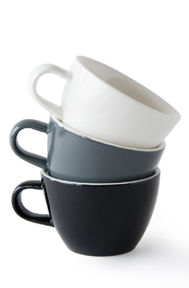 Set x 6 FLAT WHITE soucoupe porcelaine 140mm Blanc Set x 6 FLAT WHITE soucoupe porcelaine 140mm Blanc