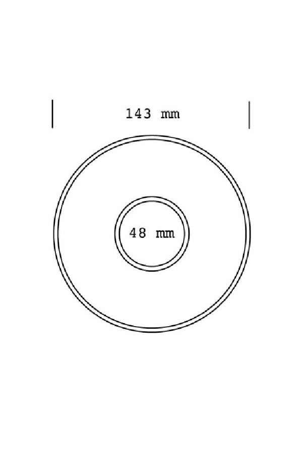 Set x 6 soucoupes porcelaine 140mm Vert