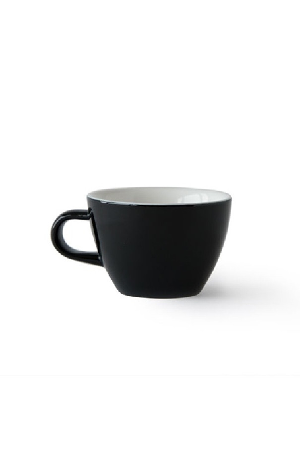 Set x 6 FLAT WHITE tasse porcelaine 150ml Noir Set x 6 FLAT WHITE tasse porcelaine 150ml Noir