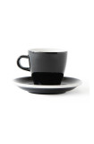 Set x 6 TULIP tasse porcelaine 170ml Noir