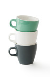 Set x 6 TULIP tasse porcelaine 170ml Rouge