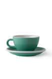 Set x 6 CAPPUCCINO tasse porcelaine 190ml Vert