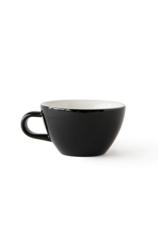Set x 6 CAPPUCCINO tasse porcelaine 190ml Noir