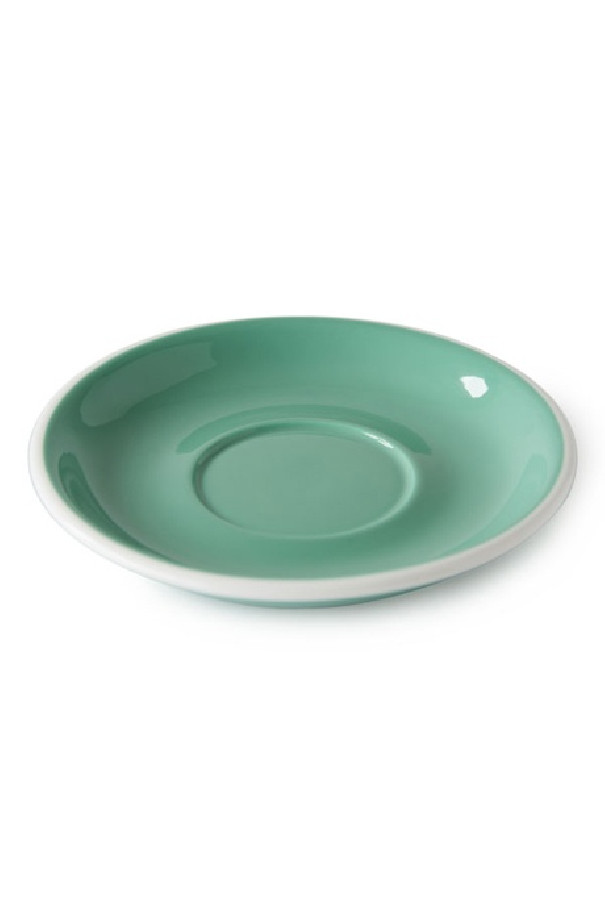 Set x 6 soucoupes porcelaine 150mm Vert Set x 6 soucoupes porcelaine 150mm Vert