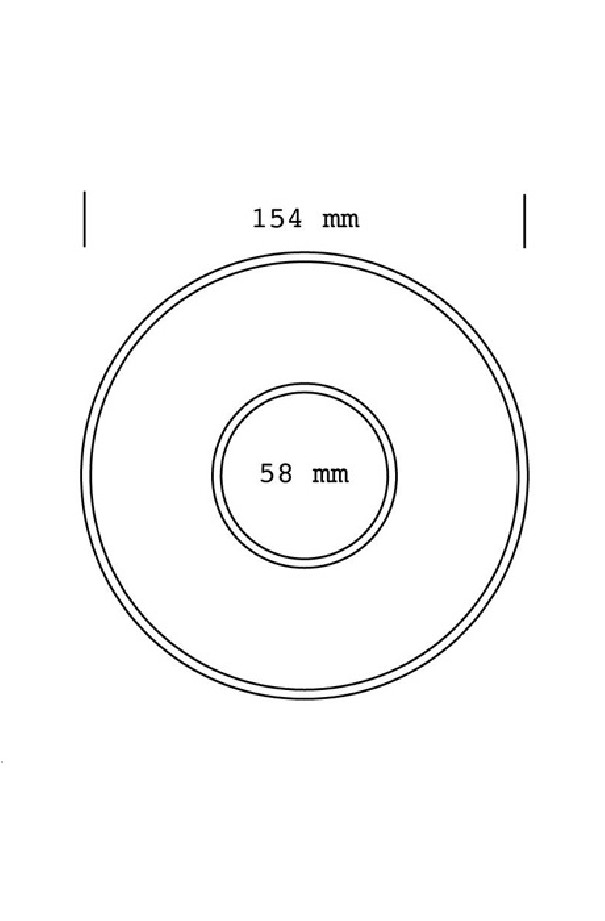 Set x 6 soucoupes porcelaine 150mm Noir Set x 6 soucoupes porcelaine 150mm Noir