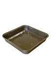 Moule à brownie carré carton bords roulés x500