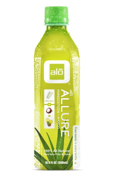 Aluure Boisson Aloe Vera + Mangoustan + Mangue bouteille PET 12 x 500ml