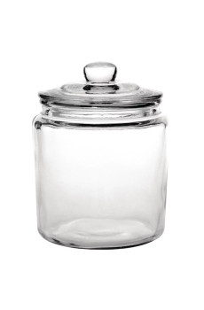 Jarre en verre avec couvercle 3.8L