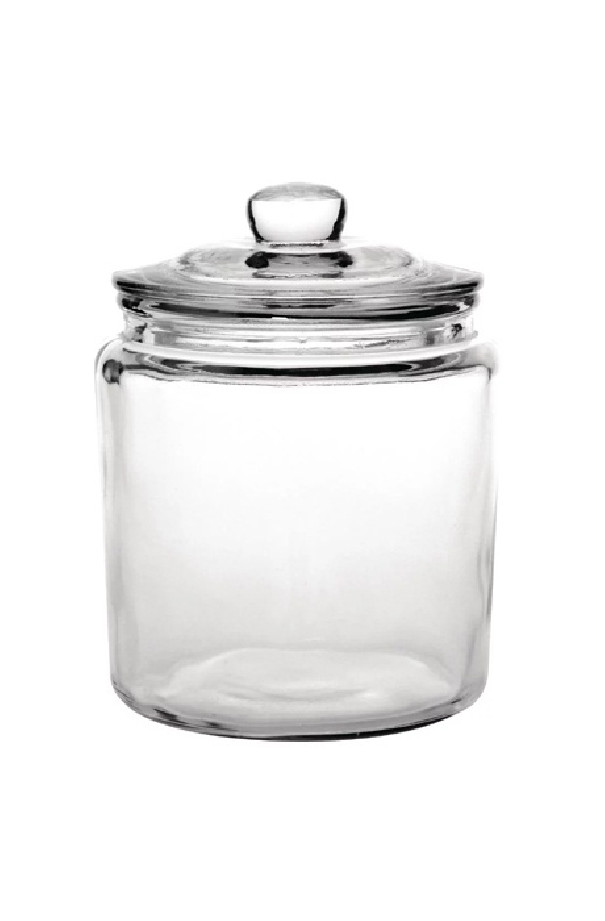 Jarre en verre avec couvercle 3.8L