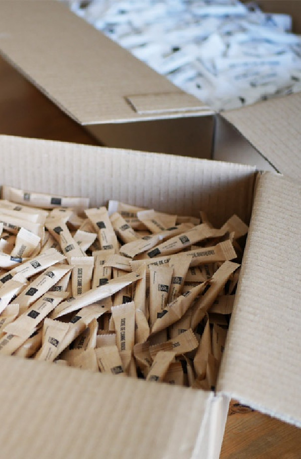 Dosettes sucre roux 1000 x 3g BIO