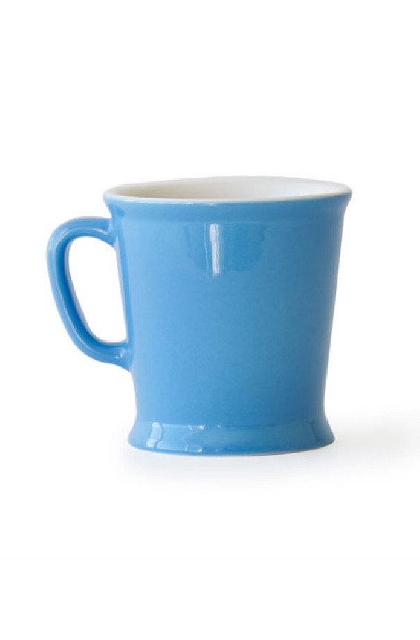 Set x 6 MUG porcelaine 230ml Bleu