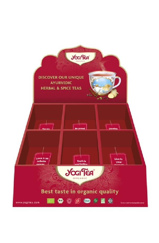 Présentoir YOGI TEA® pour 6 références