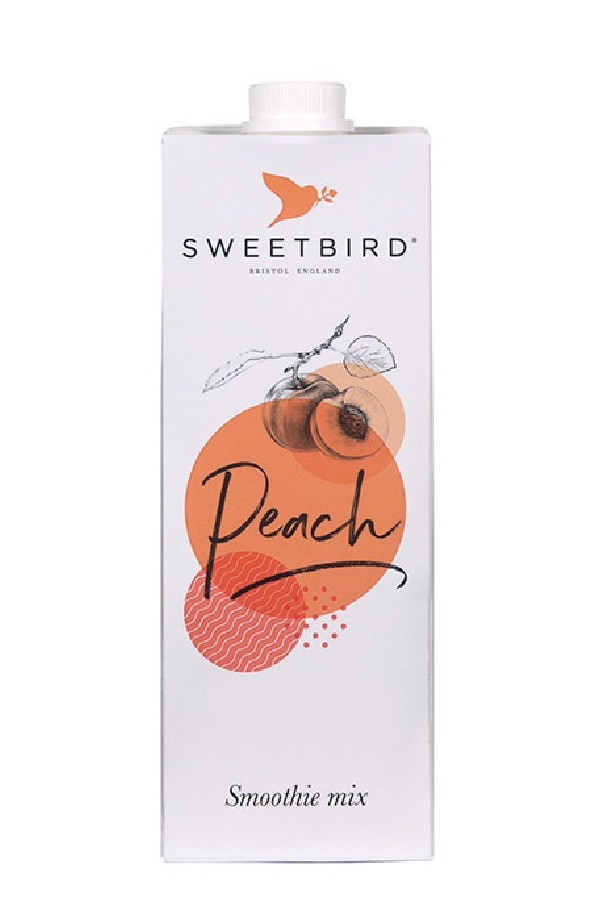 Sweetbird Smoothie Pêche tetrapak 8 x 1L