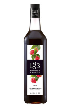 Sirop Thé Framboise bouteille verre 1L