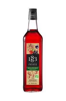 Sirop Grenadine bouteille verre 1L BIO Sirop Grenadine bouteille verre 1L BIO