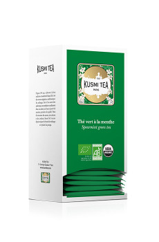 KUSMI TEA Thé vert Menthe 25X2g BIO