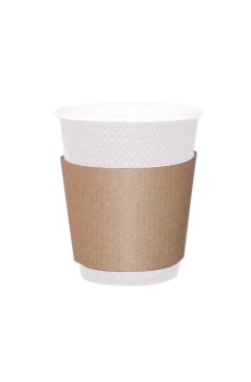 Manchons carton kraft pour 8/10oz x100 Manchons carton kraft pour 8/10oz x100