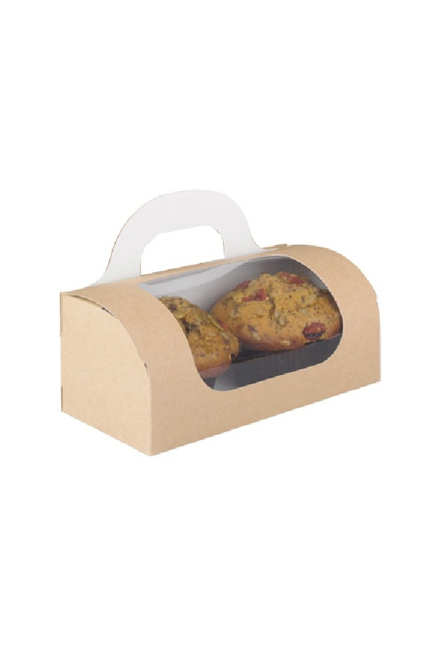 Cake Away boîtes emboîtable pour 2 ou 4 muffins x500