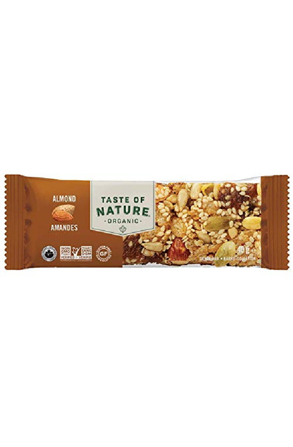 taste of nature barres de cereales bio almond
