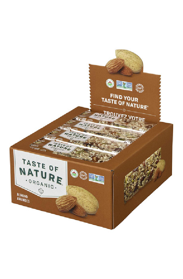 taste of nature barres de cereales bio almond taste of nature barres de cereales bio almond