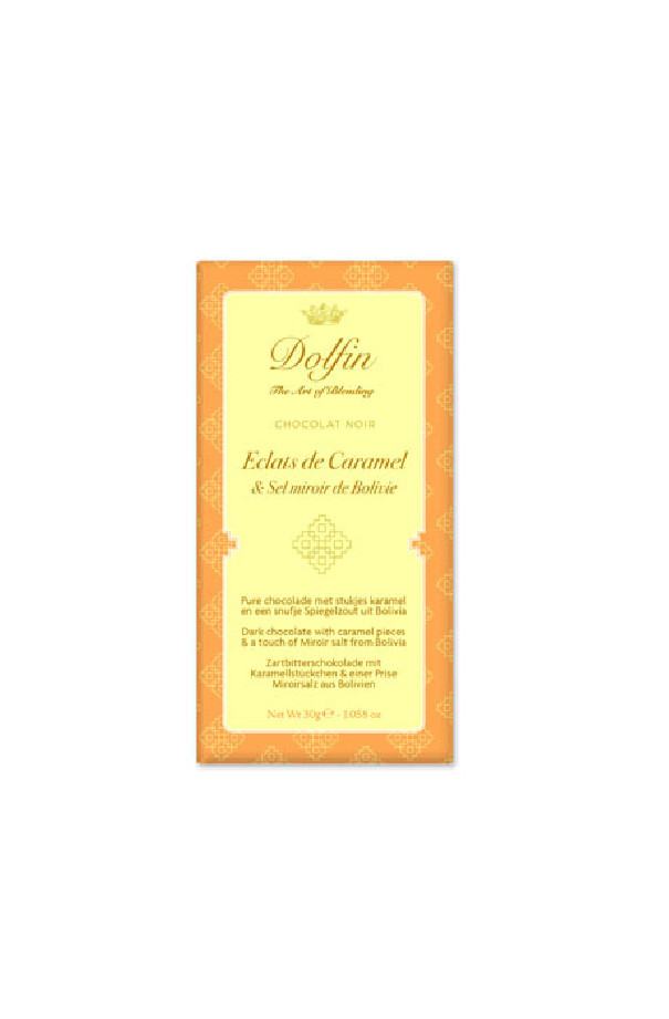 DOLFIN Chocolat noir Caramel beurre salé présentoir 25x30g