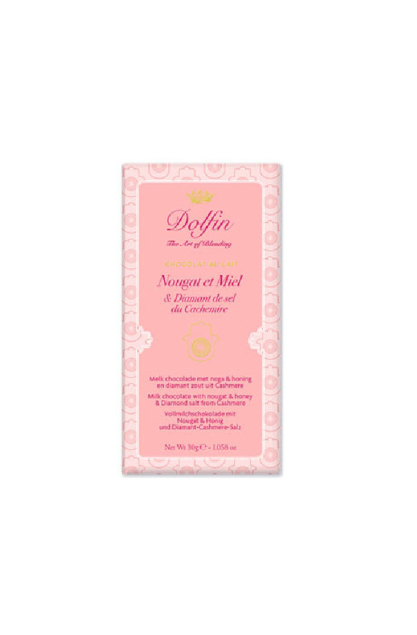 DOLFIN Chocolat au lait Nougat Miel & Sel présentoir 25x30g