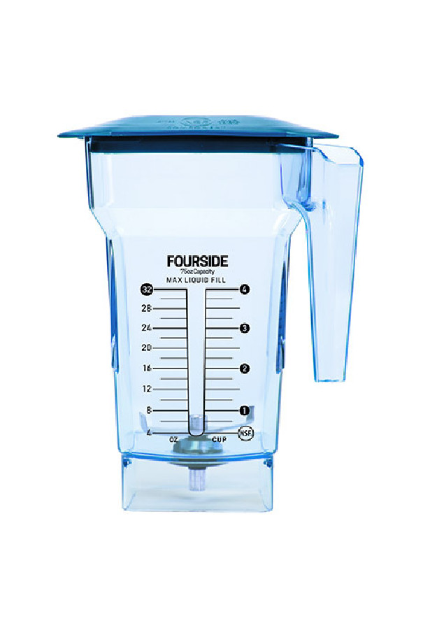 BLENDTEC Jarre Fourside 1,89L bleue + couvercle souple