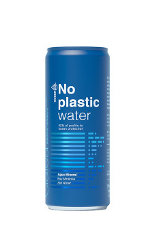 No Plastic Water eau minérale plate canette 24x330ml 