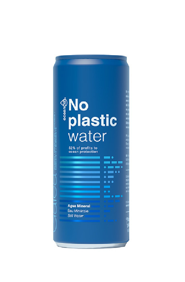 No Plastic Water eau minérale plate canette 24x330ml 