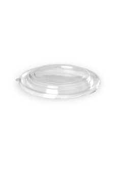 COUVERCLES PET POUR POT SALADE KRAFT 500ML Ø150MM x300