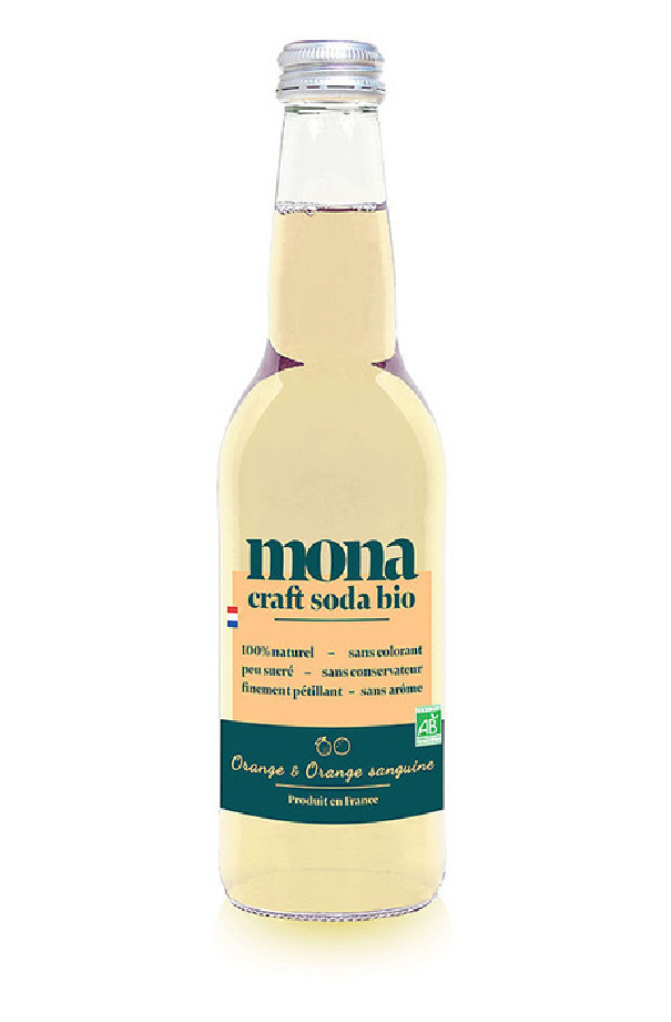 MONA - SODA ORANGE ORANGE SANGUINE 330ML x12 BIO