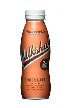 BAREBELLS - MILSHAKE CHOCOLAT SANS SUCRES AJOUTES BOUTEILLE PET 8 X 330ML