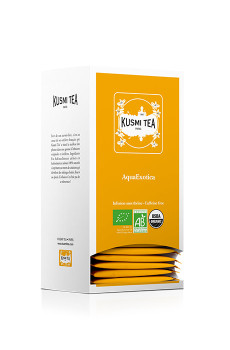 KUSMI TEA - INFUSION AQUAEXOTICA x25 SACHETS BIO
