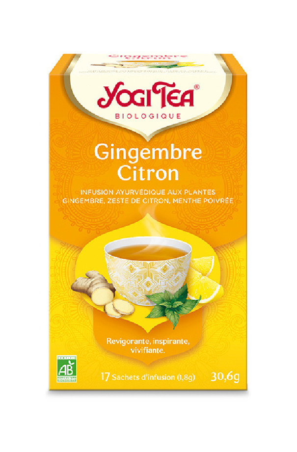 Infusion Gingembre Citron sachet 17 x 1.8g BIO