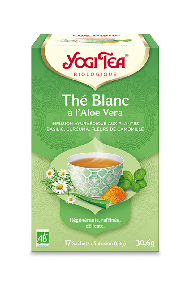 Infusion Thé blanc à l'Aloe Vera  sachet 17 x 1.8g BIO