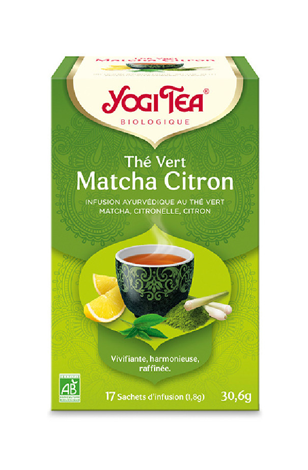 Infusion Thé Vert Matcha Citron  sachet 17 x 1.8g BIO