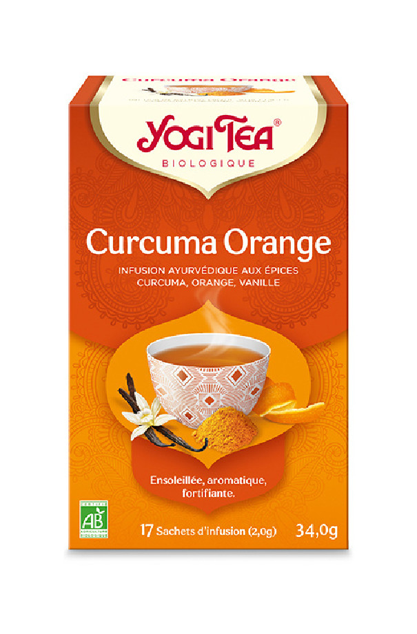 YOGI TEA® Curcuma Orange sachet 17 x 2g BIO