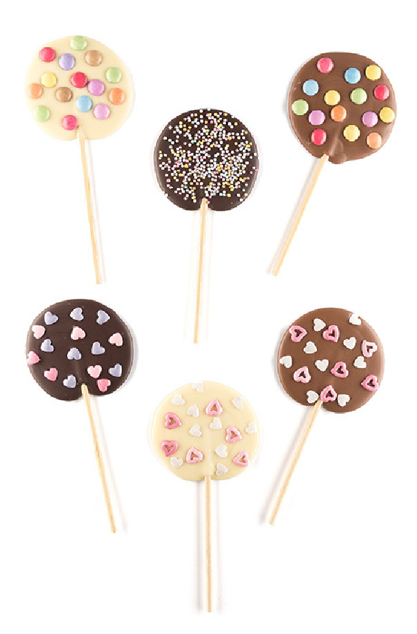 MOME - LOLLY SUCETTE CHOCOLAT NOIR MIX TOPPING 30G x24