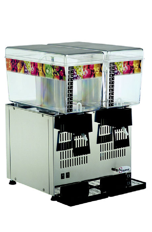 SANTOS - DISTRIBUTEUR DE BOISSONS REFRIGEREES N°34 2 BACS 12L